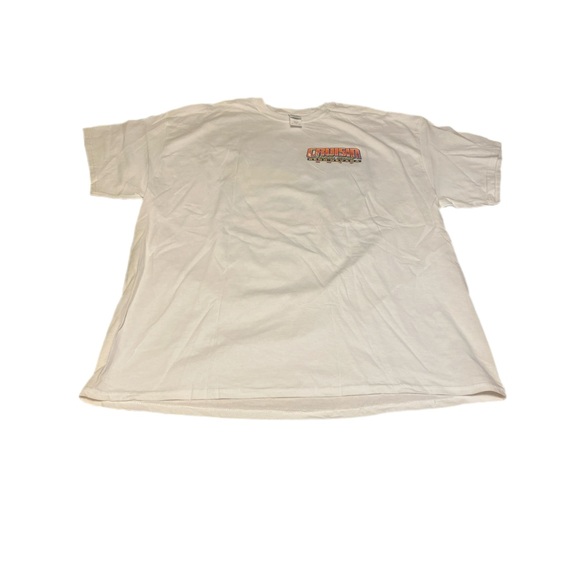 Gilden Men’s Cruising Reno Nevada 2017 short sleeve white 2XLT TShirt, NWOT - Picture 1 of 6